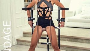 NinaJoy tests our “Bondage Pillory - Butler” - Part 1