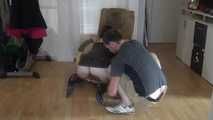 Ayu roped to chair 1/2