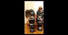 Kamilla and Talika06 - Both trash bag packed (escape video)