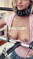 BONDAGE RAHMEN - Marie mit Nipple Clamps | Bondage Furniture