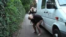 053003 Lindsay Pees On The Pavement