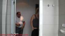 Lisa preparing for shooting