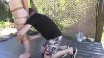 Supertight Outdoor Hogtie for Rachel Adams in Spain