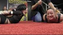 Bondage Challenge Stage at BoundCon XIII - Jim Hunter & Mr. Ogre vs. Elise Graves & Fayth on Fire