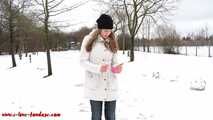 Handschellenspass im Schnee