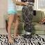 Elvina and Xenia - packed Xenia rope webbed and tickled by Elvina