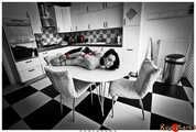 Hogtied on the kitchen table, part 1
