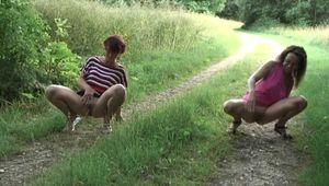 Pee in the woods