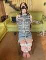 Chairtied and penisgagged