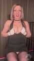 Hanna Engelss - Pussy massage with white gloves and black dildo