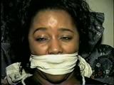 33 YEAR OLD BLACK NURSE GETS ACE BANDAGE CLEAVE & OTM WRAPPED GAGGED & HANDGAGGED (D48-14)