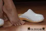 weiße Berkemann Clogs