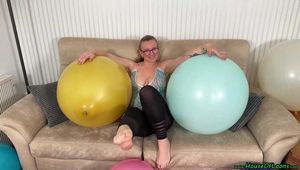 playing, nail2pop and stick2pop all balloons