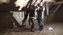 Video request Yvonne - Tied up in the attic part 2 of 5