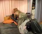 Latex Doll bound in a rubber bag
