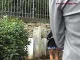 023027 Ewa's First Outdoor Pee In Italy
