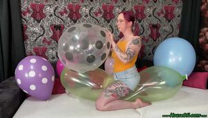 playful with balloons [NonPop]