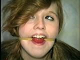 18 Yr OLD HIGH SCHOOL RED HEAD, BALL-GAGGED, TAPED & HANDCUFFED (D25-4)