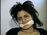 TIT TIED, MOUTH STUFFED, CLEAVE GAGGED LITTLE LATINA HOSTAGE (D28-5)