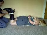 Reading in a hogtie 2/2