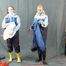 Lady Nadja and Miss Francine in some nylon rainwear part 2