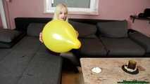 blowing up prestretched purple TT14 and sit2pop it
