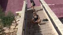 023096 Ewa Pees Down The Steps Of St Agatha's Tower