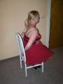 Miri cuffed and roped