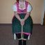 Tied in a bavarian costume