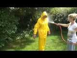 Get 2 Archive Videos with Alina enjoying her Shiny Nylon Rainwear