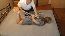 Gina and Stefanie – Hogtie Challenge, Part 1 of 6