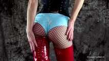 Meine blaue Hotpants
