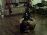 Try to eat while hogcuffed