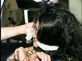 33 Yr OLD AMERICAN INDIAN DOCTOR GETS BALL, ACE BANDAGE & CLEAVE GAGGED (D32-8)