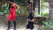 My piss in the slave's eye