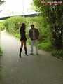 On a fuck tour through the Ruhr area with a german pornstar Pornoralle