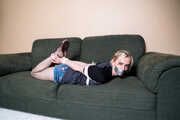 1065 Sandy in Tshirt and Fishnets