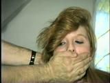 18 Yr OLD HIGH SCHOOL RED HEAD, BALL-GAGGED, TAPED & HANDCUFFED (D25-4)