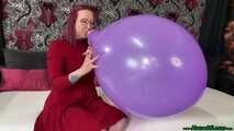 Blow2Pop a purple TT17 pastel while smoking a cigarette