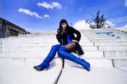 Blue Overknees vs. Blue Sky