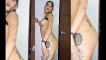Hot latina teen selfie bikini dancing