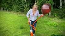 sexy outdoor double lift pump2pop six balloons