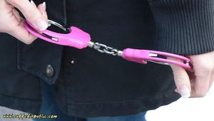 Cuffed at the parking area