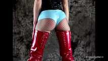 Meine blaue Hotpants