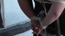 Sarah roped on chair 2/2