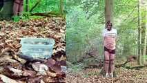 Filled with piss in the forest and jerked off