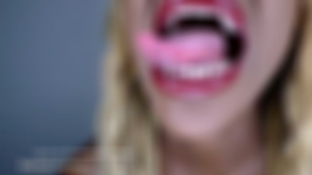 Examining my long tongue