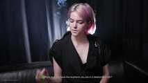 Interview with Dasha while she is smoking   