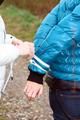 Petra tied and gagged by Jill in downjackets