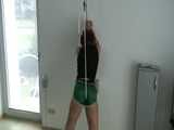 Get 3 short video clips with Jill bound and gagged and spanked in shiny nylon shorts!